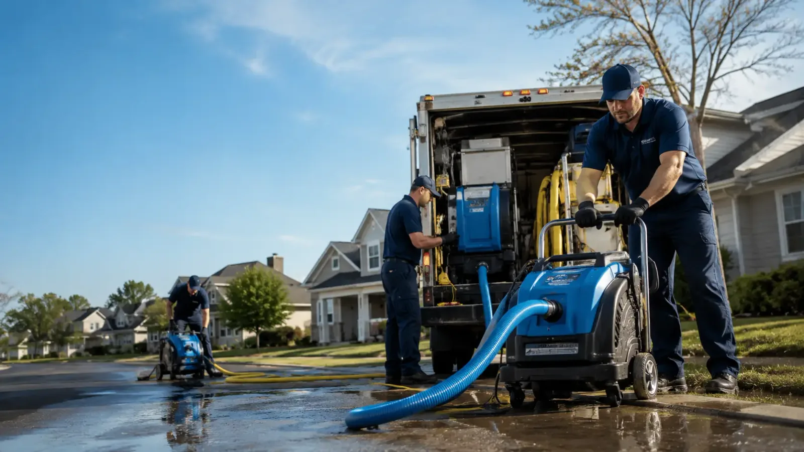 Flood Damage Cleanup in New Creek, WV